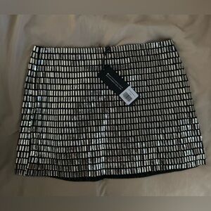 White Fox City at Night Skirt NWT